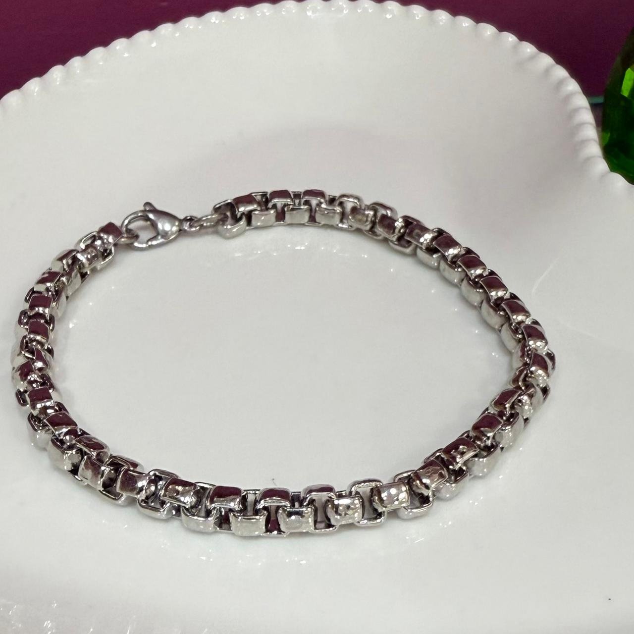 Pulseira Masculina Aço Inox