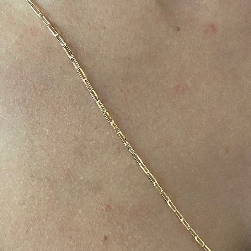 CORRENTE BANHADA A OURO MASCULINA E FEMININA ESTILO CARTIE