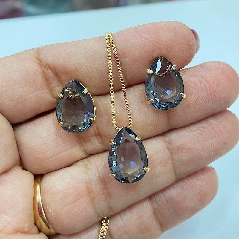CONJUNTO GOTA 10X14 FUMÊ